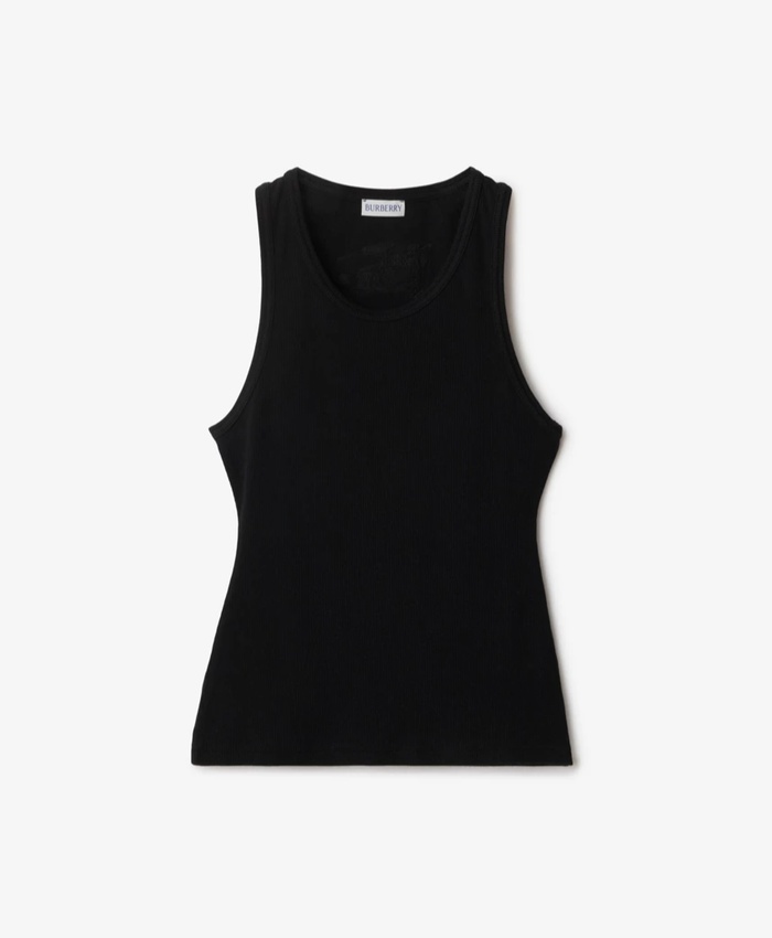 Stretch Cotton Tank Top